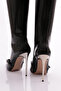 2204 Black Patent Leather Wrinkled Women's Boots - 3