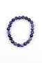 Sodalite Natural Stone 8 mm Sphere Cut Bracelet - 2
