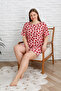 Women`S Plus Size Short Sleeve Pajama Set with Shorts - Silky Softness - Vibrant Patterns - 5