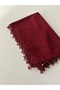 Handcrafted Handcrafted Edge Beaded Writing Cheesecloth Yemeni Dowry Gift - 2