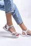 Giselbrae Women's Sandals 0012111 White Skin - 5