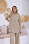 STONE ZIPPERED LINEN SET - 2