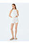Cotton Embroidery Detailed Halter Neck Pajama Top