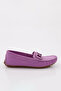 K105 Women's Loafer Shoes Lilac Genuine Leather