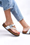 Ysemlar Women's Flip Flops 0012593 White Skin - 5