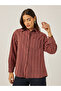 Oversized Striped Collared Shirt - 3