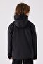5-16 Years Old Boy Premium Raincoat -Black- - 4