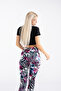 Sports Leggings with Print Bloom Burst - 5