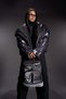 Women's Black Coat 16112 - 3