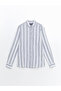 LCWAIKIKI Classic Regular Fit Long Sleeve Striped Men's Shirt - 5