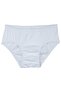 Men's 5-Pack White 100% Cotton Ribbed Briefs Soft and Breathable Classic Slip Underwear - 4