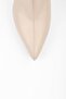 Women's Glove Beige Leather Stretch Heeled Boots - 5