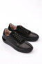 Women's Lace-Up Sneaker Shoes Black Black Suede 457212453 - 2