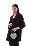 Women's Silver Heart Evening Dress Bag - 7