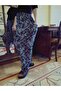 Viscose Print Fabric Floral Print Baggy with Pockets 100% Cotton - 3