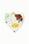 Unisex Baby 100% Cotton Double Layer Old Age Mammoth Patterned Scarf Bibs - 2