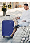 Trekova 3 Pieces PP Luggage Trolley Set - BLUE - 6