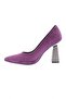 Stoned Heel Pointed Toe Women's Goblet Heeled Shoes 6821535 - 3