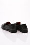 Women's Metal Accessory Loafer Shoes Black 296332110 - 3