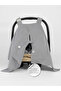 Muslin Gray Color Velcro Detailed Stroller Cover and Stroller Cushion Set - 2