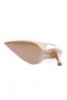 2025-23y Women's Silver Rhinestone Elastic-Detail Thin High-Heeled Shoes Nude - 5