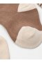 4-Piece Organic Baby Socks Seamless Mink / Newborn Organic Socks (12-24 Silicone Based) - 5