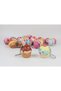 (4 Pieces) Cupcake Squishy Small Size Sukushi Toy with Colorful Keychain - 3