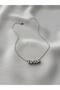 Stainless Steel Balloon Letter Name Necklace - 2