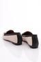 102-1 Women's Ballerina Flats with Iron Accessories, Cream Genuine Leather - 3