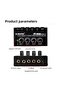 US plug Headphone Amplifier G-MARK EPMH4 4 Channels Metal Stereo Audio Mini Earphone Splitter With P - 5