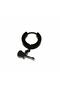 Steel Hoop Earrings with Guitar Figure - 4