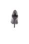 Akt-01-23Y Women's Silver Stone Twisted Band Evening Dress Shoes Black Wrinkled Patent Leather - 4