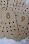 Wooden Number Cards - Montessori Training Set (Bag Is the Gift) - 4