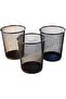 Metal Mesh Dustbins, Set of 3, Multipurpose Waste Bins for Office, Home, Kitchen