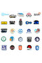 50pcs Programming 50pcs Programming Stickers Geek Python Java Internet php Docker Html Bitcoin Vinyl - 5