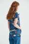 Dr Grays Cut Lycra Surgical Single Top Patterned Nurse Uniform Medical Uniform Doctor Gown - 6