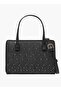 Embellished Tote Bag with Adjustable Strap and Magnetic Closure - W 9.5 x H 13.5 x D 18.5 cm