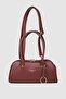 La'Graccio Paris Women's Pace Soft Leather Baguette Bag Claret Red - 4