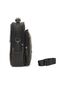 Men's Black Genuine Leather Steel Frame Zippered Shoulder and Clutch Bag (18X22 CM) - 5