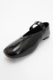 Jarret Black Patent Leather Genuine Leather Women's Ballerina Shoes - 3