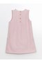 Alita City Lcw Kids Pink Plain Girls' Dress with a Difference - 3