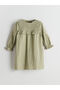 Lcw Kids Crew Neck Girls' Muslin Dress (S5) - 3