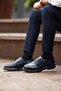 Andrey Model Double Buckle Crocodile Genuine Leather Casual Shoes - 2