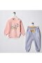 Daisy Bicycle Printed Baby Girl Bottom Top Set - 2