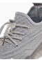 Monotone Sports Shoes with Lace-Up Closure - 4