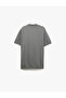 Buttoned Polo Collar Viscose Blended Short Sleeve Knitwear T-Shirt - 4