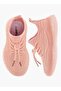 Monotone Sports Shoes with Lace-Up Closure