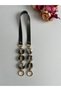 Khaki Color Artificial Leather with Acrylic Handles for Knitting Tools