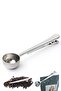 Stainless Steel Coffee Measuring Spoon and Package Clip cin108 - 3