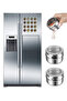 3-Piece Magnetic Steel Spice Rack Set Gin114X